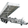 REMORQUE BENNE HYDRAULIQUE 3 ESSIEUX 400X200 UNITRAILER TASKER 400/3C 3500 KG