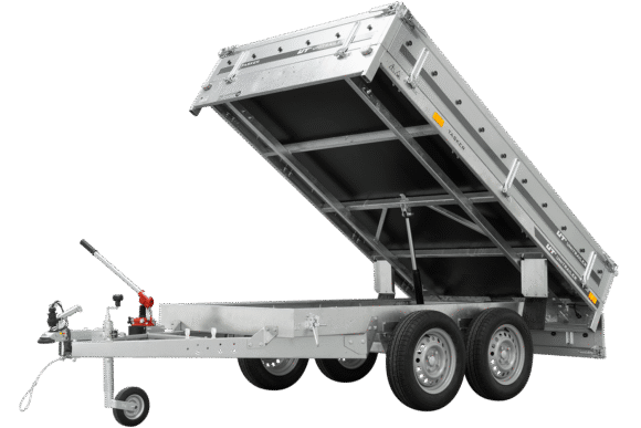 REMORQUE DEUX ESSIEUX 253X150 UNITRAILER TASKER 250/2 750 KG