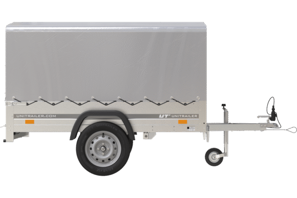 Remorque automobile Garden Trailer 200 KIPP 200 x 106 cm avec bâche haute – Image 2