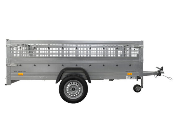 REMORQUE GARDEN TRAILER 264 KIPP (NEW) AVEC REHAUSSES GRILLAGÉES ET ROUE JOCKEYI – Image 3