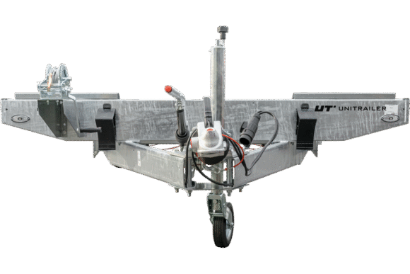 REMORQUE PORTE VOITURE À TROIS ESSIEUX 800X230 UNIPLAT 800/3 S 3500 KG – Image 2